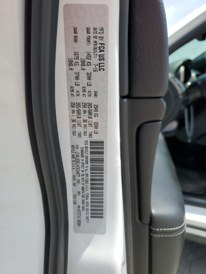 1C4RJEBG1HC610477 2017 Jeep Grand Cherokee Limited