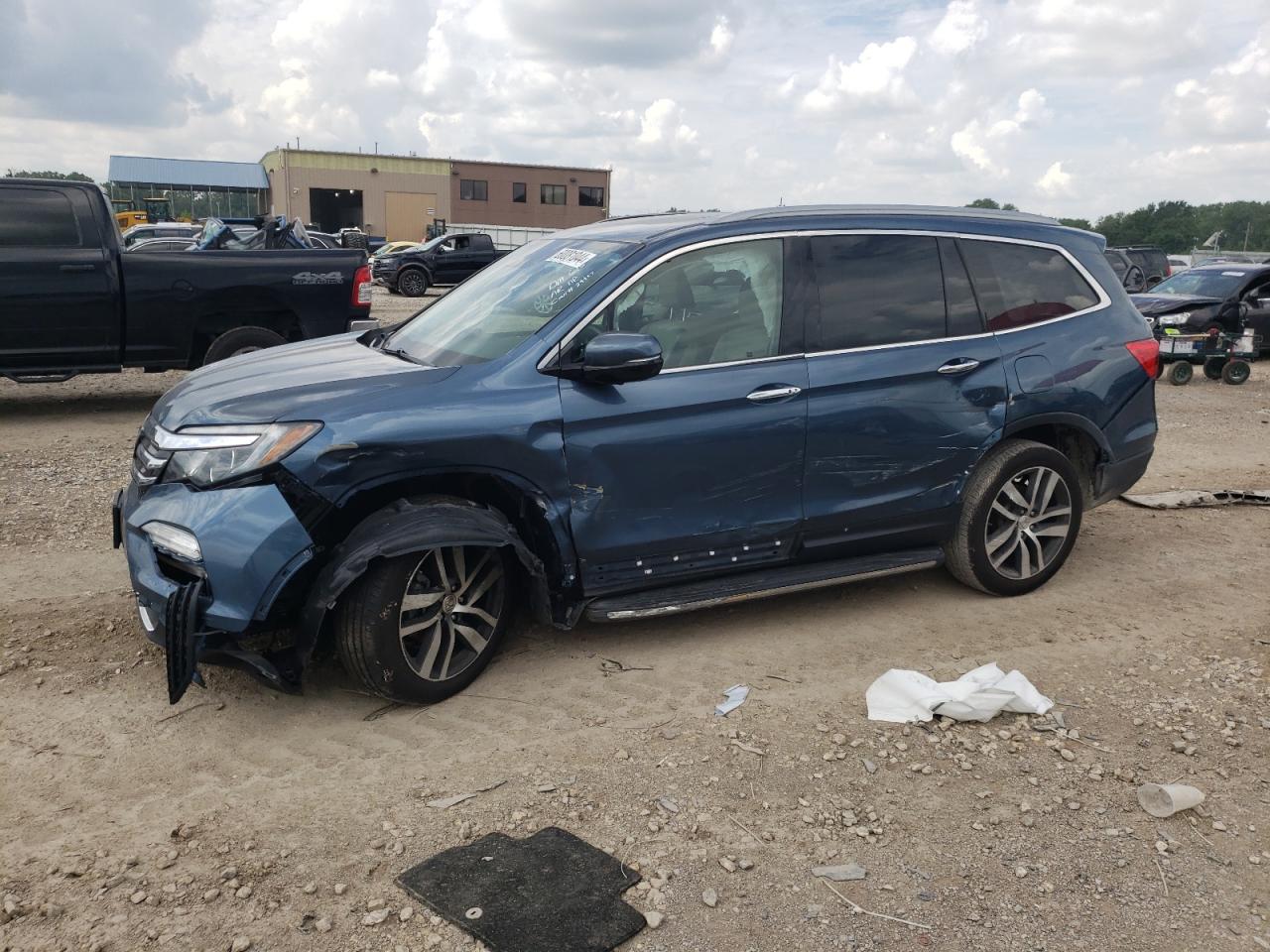 Lot #2809337989 2017 HONDA PILOT ELIT