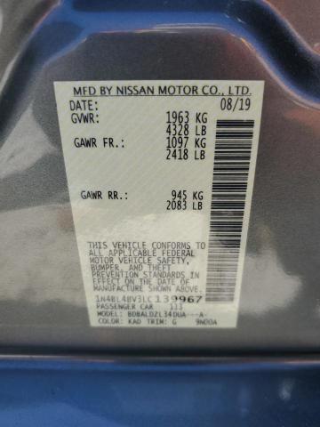 1N4BL4BV3LC139967 Nissan Altima S 12