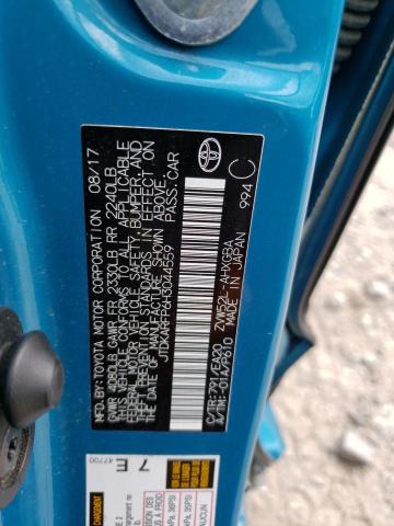 2017 Toyota Prius Prime VIN: JTDKARFP6H3044559 Lot: 58113274