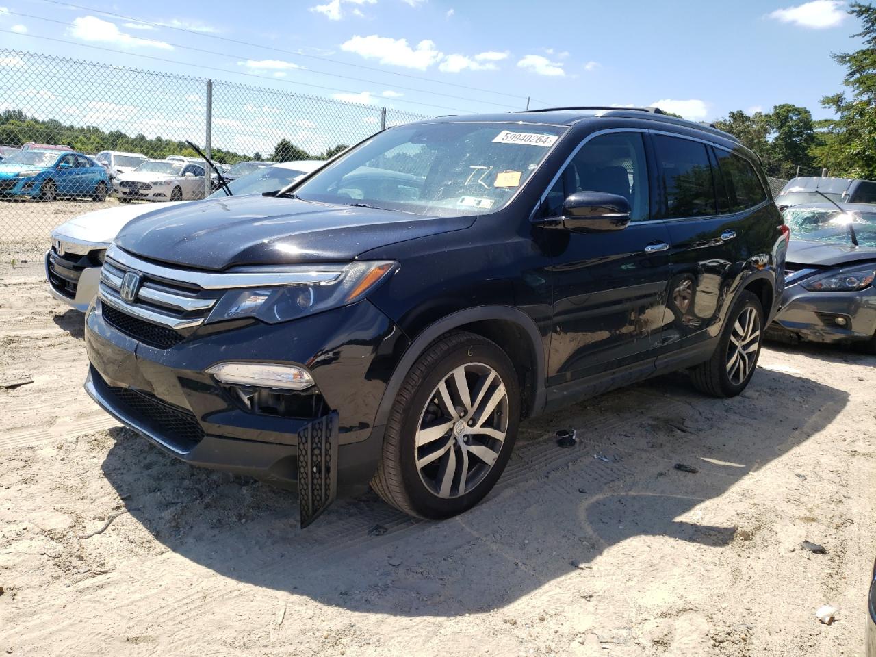 5FNYF6H02HB061386 2017 Honda Pilot Elite