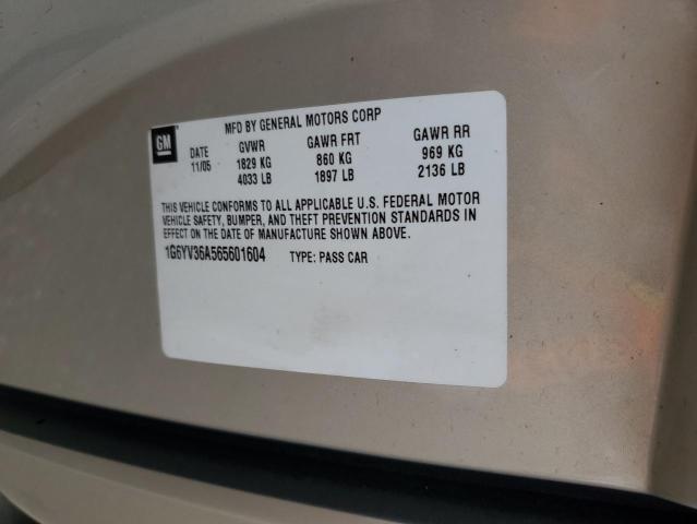 2006 Cadillac Xlr VIN: 1G6YV36A565601604 Lot: 59258144