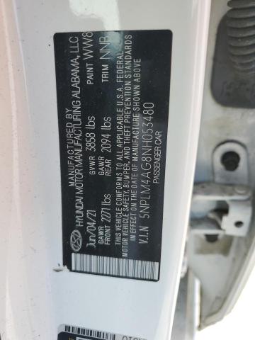 5NPLM4AG8NH053480 2022 Hyundai Elantra Sel