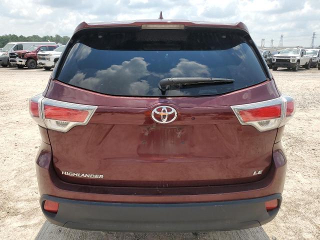 VIN 5TDZKRFH9ES034378 2014 Toyota Highlander, LE no.6