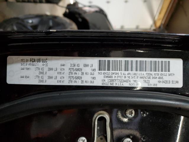 2016 Ram 1500 St VIN: 1C6RR7FT7GS344874 Lot: 58308014