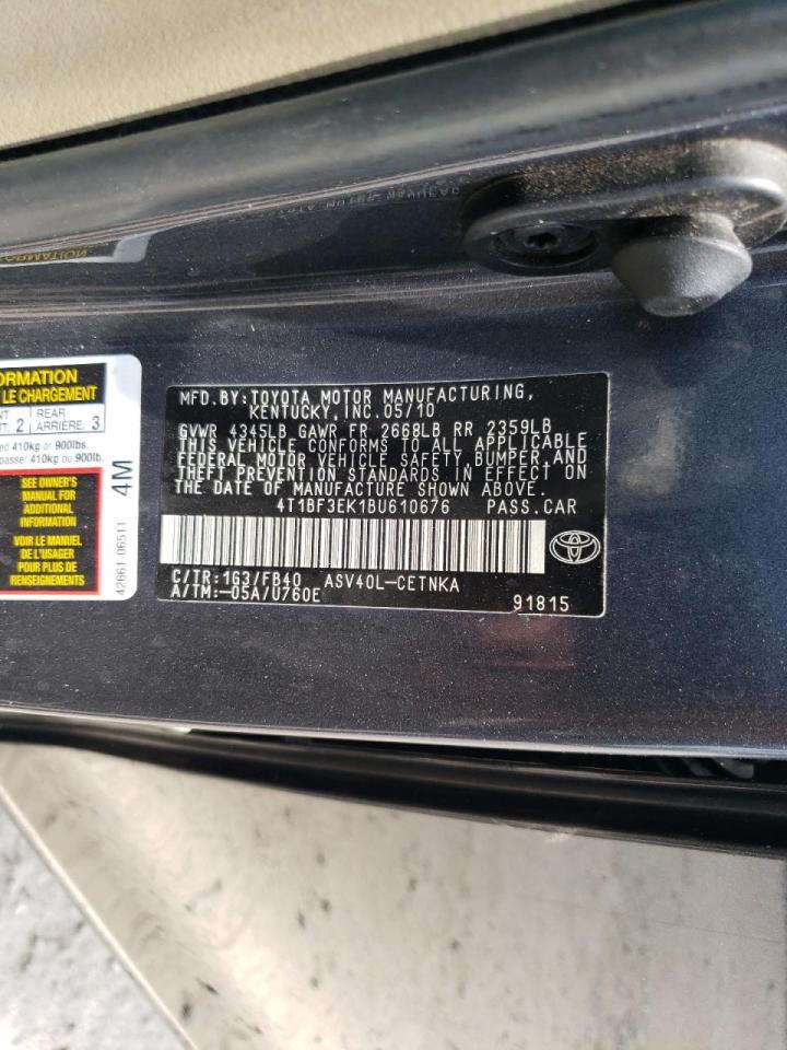 4T1BF3EK1BU610676 2011 Toyota Camry Base