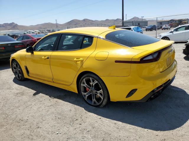 KIA STINGER GT 2018 yellow  gas KNAE35LC2J6020648 photo #3