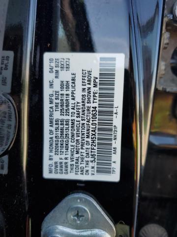 2010 Honda Accord Crosstour Exl VIN: 5J6TF2H5XAL010634 Lot: 58684844