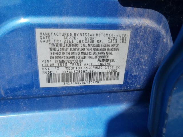 2020 Nissan Sentra Sr VIN: 3N1AB8DV3LY306707 Lot: 58092234