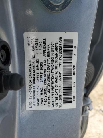 2HGFC2F51HH568072 2017 HONDA CIVIC - Image 12