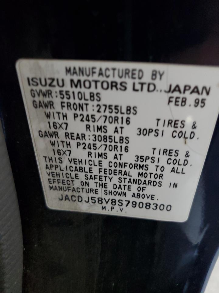 JACDJ58V8S7908300 1995 Isuzu Trooper S