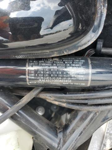 2011 KAWASAKI EX650 C - JKAEXEC10BDA69458