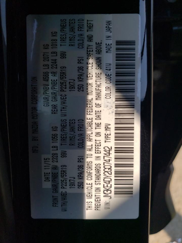 JM3KE4DY2G0747442 2016 Mazda Cx-5 Gt