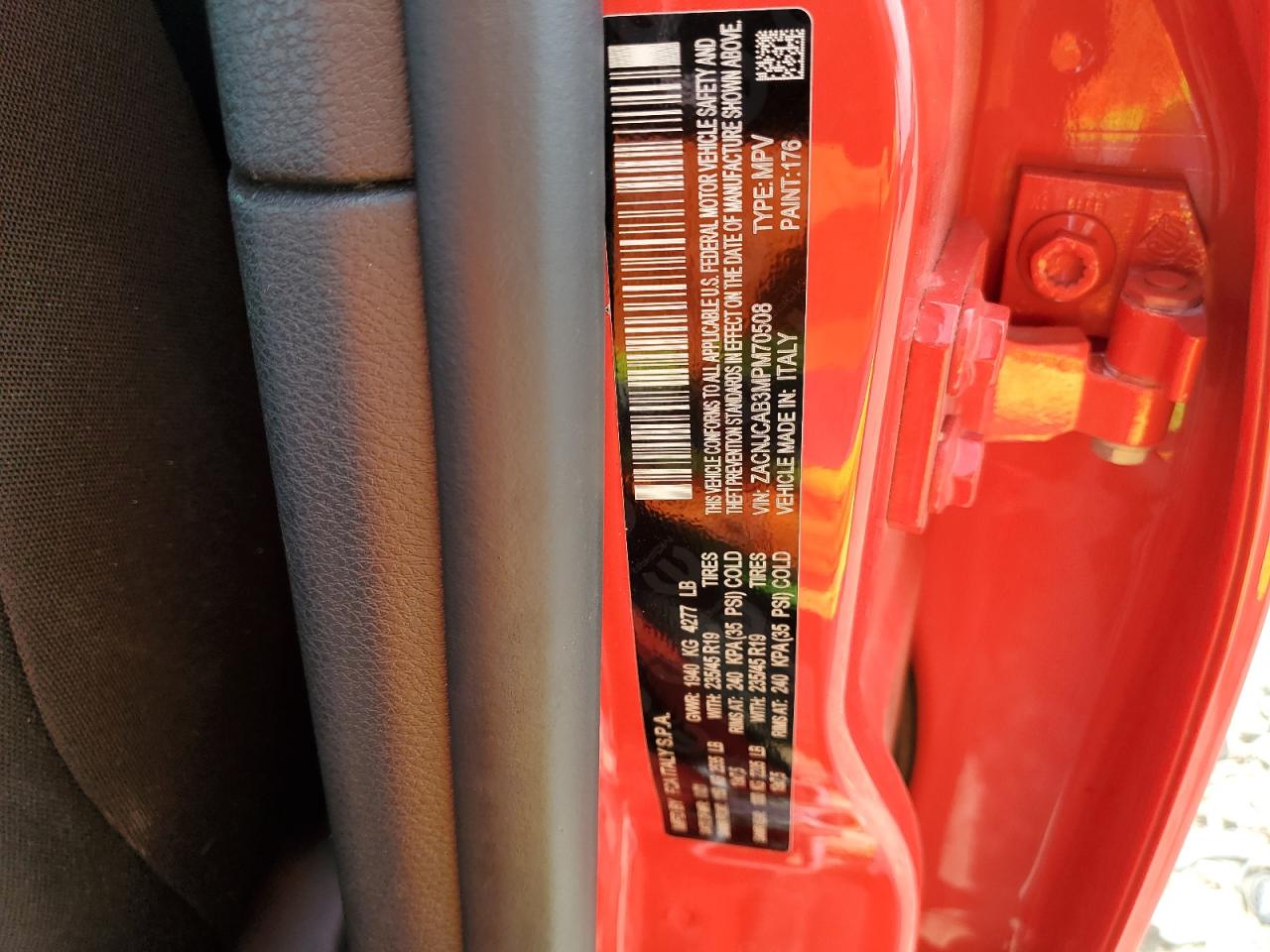 ZACNJCAB3MPM70508 2021 Jeep Renegade Sport