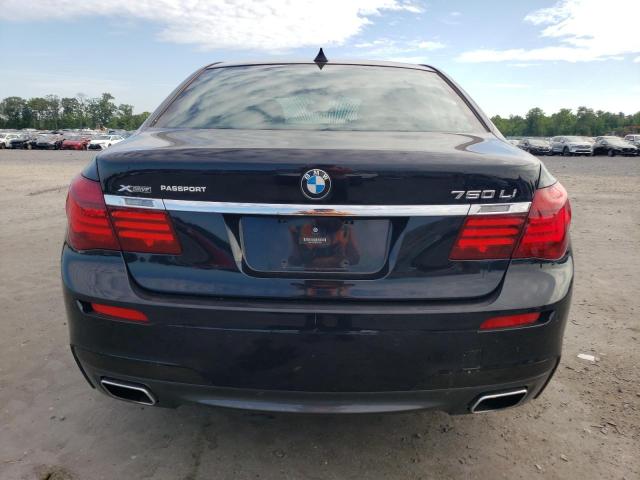 2015 BMW 750 Lxi VIN: WBAYF8C58FD655125 Lot: 56954454