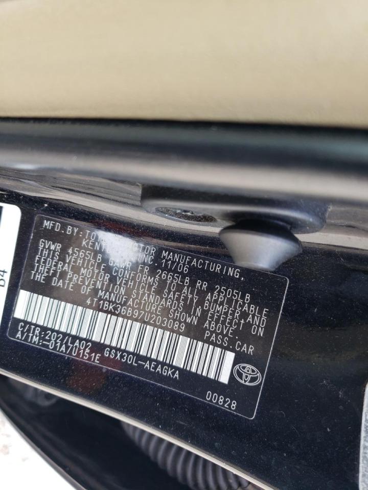 4T1BK36B97U203089 2007 Toyota Avalon Xl