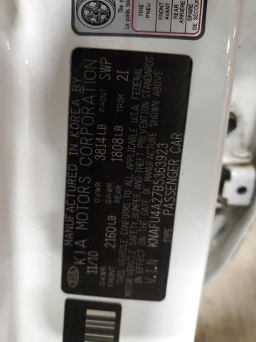 2011 Kia Forte Ex VIN: KNAFU4A27B5363923 Lot: 60383584