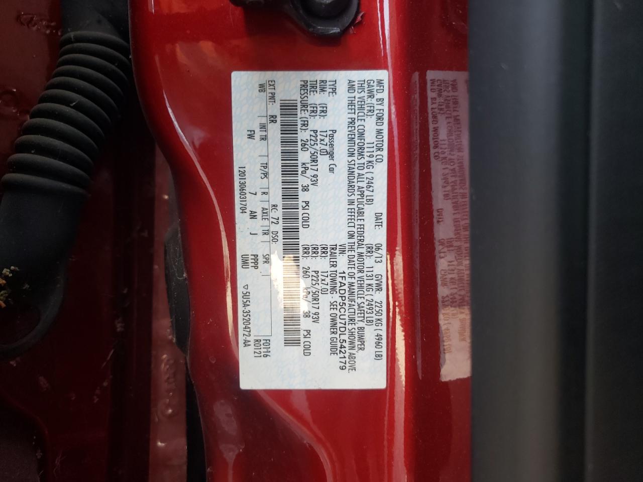 1FADP5CU7DL542179 2013 Ford C-Max Premium