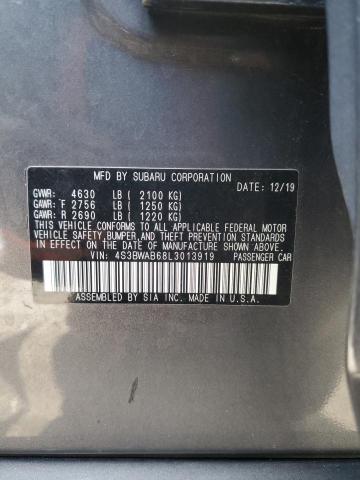 2020 SUBARU LEGACY 4S3BWAB68L3013919