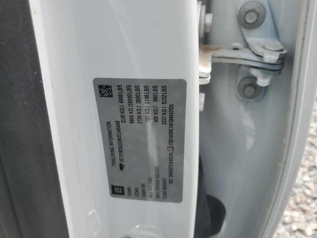 3GTP8DED3KG146448 2019 GMC Sierra C1500 Slt