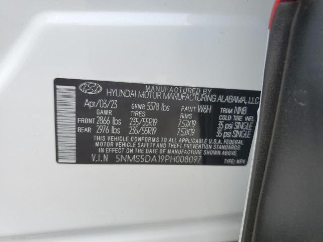 2023 HYUNDAI SANTA FE L 5NMS5DA19PH008097  58356794