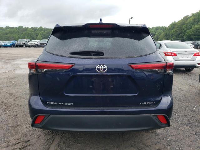 2021 Toyota Highlander Xle VIN: 5TDGZRBH6MS128645 Lot: 57634854