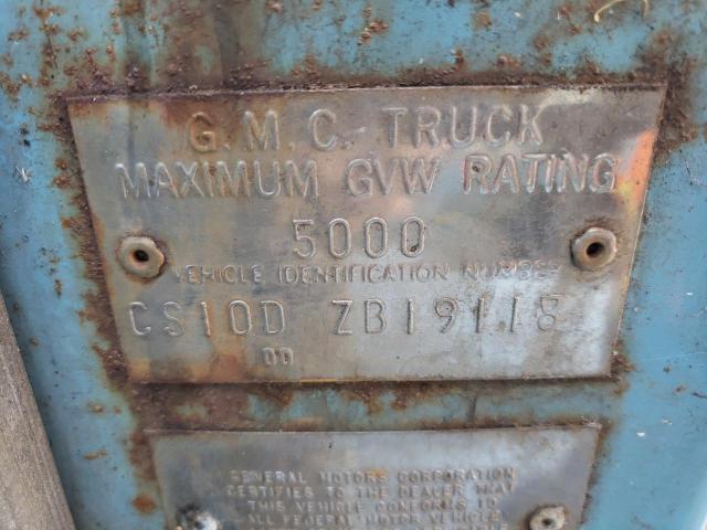 1968 GMC 1500 VIN: CS10DZB19118 Lot: 60957244