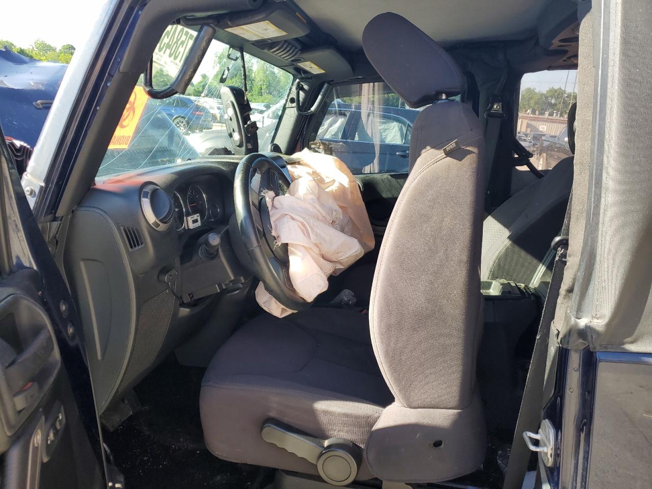 1C4GJWAG3DL523642 2013 Jeep Wrangler Sport