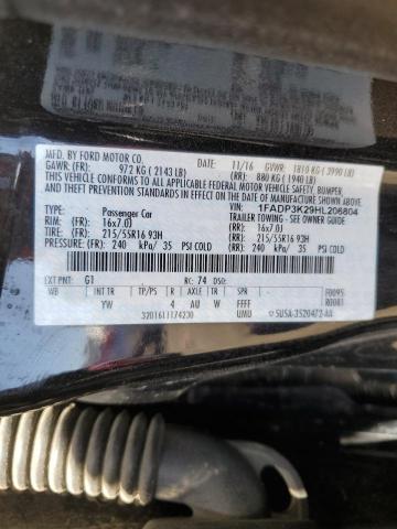 1FADP3K29HL206804 2017 FORD FOCUS - Image 12