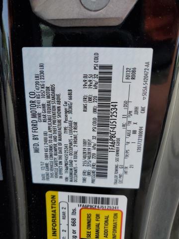 2018 Ford Mustang Gt VIN: 1FA6P8CF4J5125341 Lot: 58670584