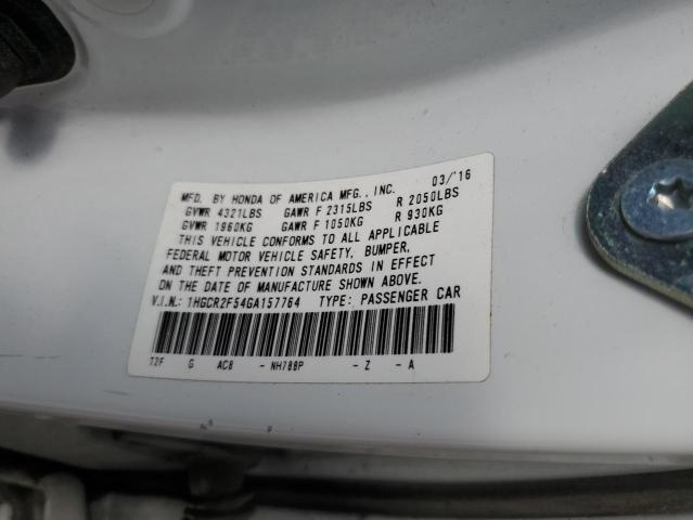 2016 HONDA ACCORD SPO - 1HGCR2F54GA157764