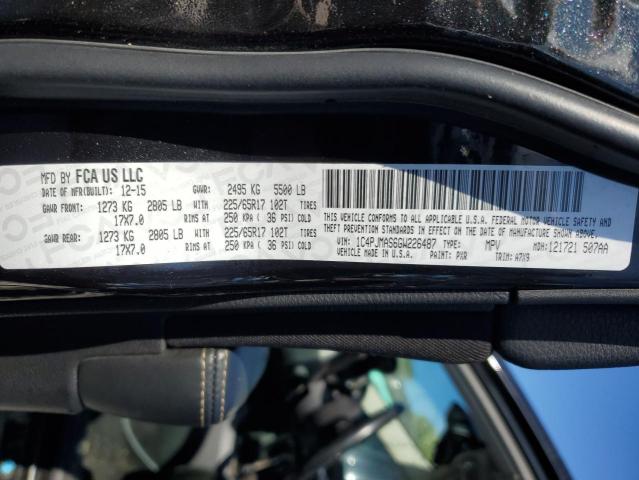 2016 JEEP CHEROKEE S - 1C4PJMAS6GW226487