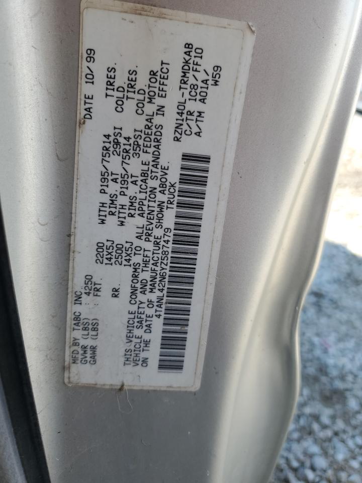 4TANL42N6YZ587479 2000 Toyota Tacoma