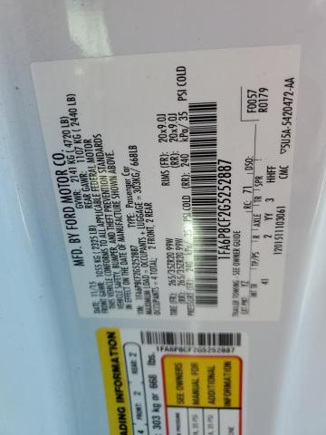 2016 Ford Mustang Gt VIN: 1FA6P8CF2G5252887 Lot: 60548134