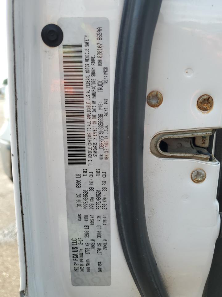 1C6RR7GT9HS658638 2017 Ram 1500 Slt