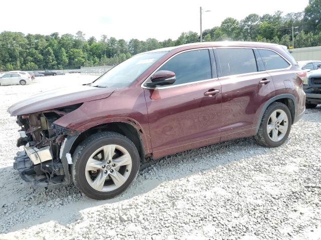 Vin: 5tdykrfh1gs170535, lot: 57901014, toyota highlander limited 20161
