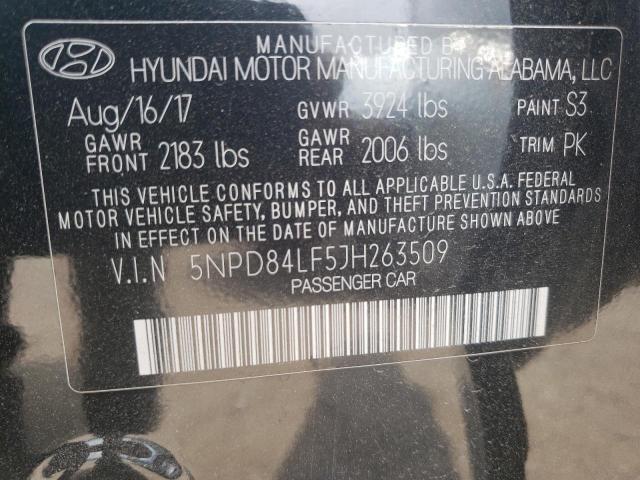 2018 HYUNDAI ELANTRA SE - 5NPD84LF5JH263509