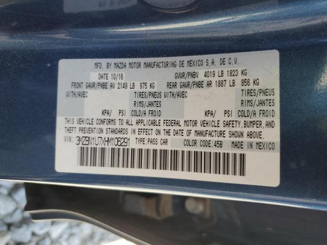 2017 Mazda 3 Sport VIN: 3MZBN1U7XHM106291 Lot: 60688254