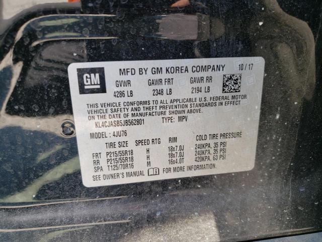 2018 Buick Encore Preferred VIN: KL4CJASB5JB562801 Lot: 59150084