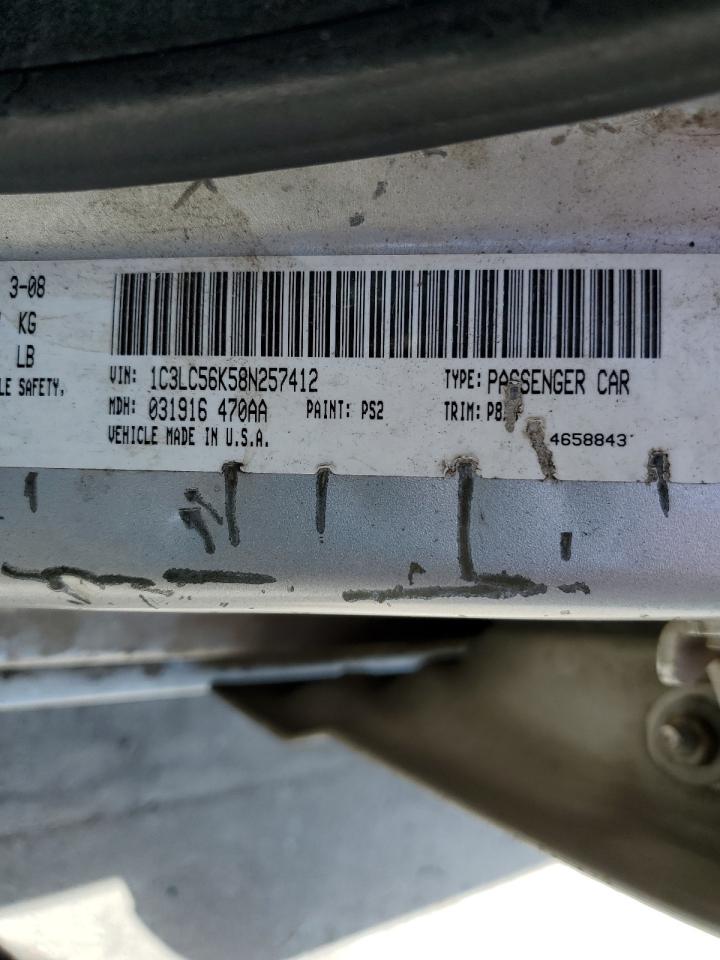 1C3LC56K58N257412 2008 Chrysler Sebring Touring