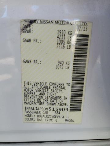 1N4AL3AP9DN515909 2013 Nissan Altima 2.5