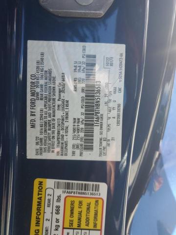 2022 Ford Mustang VIN: 1FA6P8TH8N5136513 Lot: 59332894