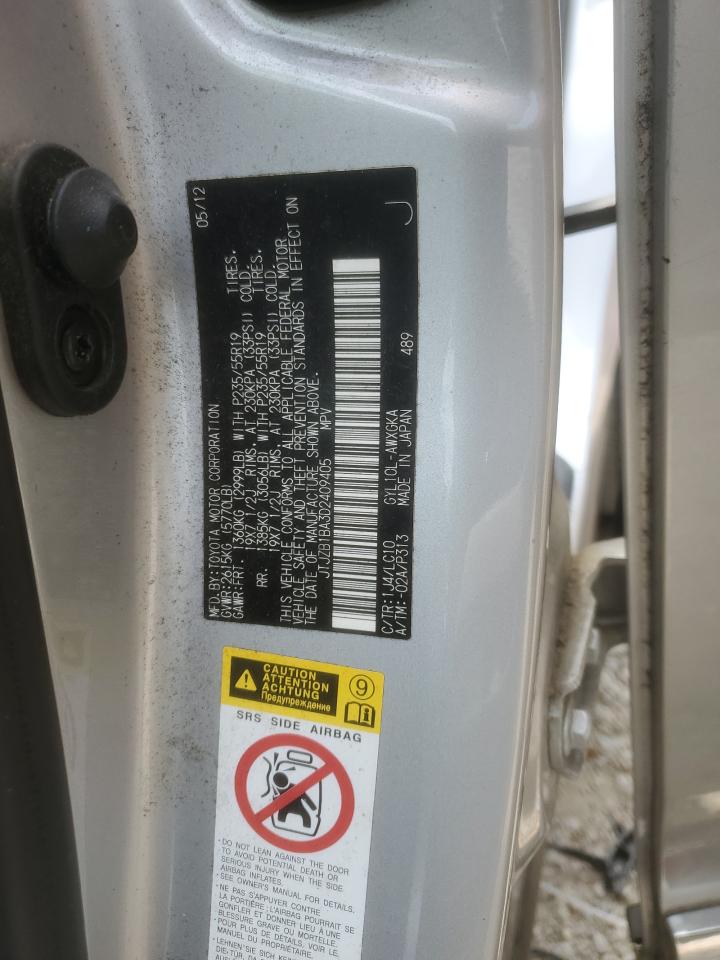 JTJZB1BA3D2409405 2013 Lexus Rx 450