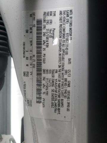 1FADP3F2XDL340760 2013 Ford Focus Se