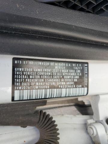 2018 VOLKSWAGEN BEETLE SE 3VWJD7AT1JM708988