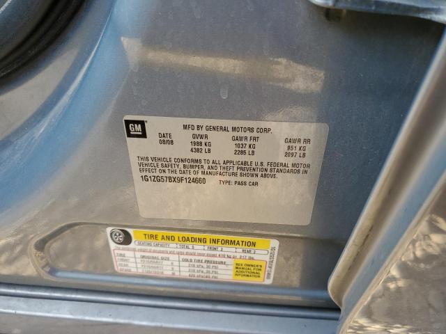 2009 Chevrolet Malibu Ls VIN: 1G1ZG57BX9F124660 Lot: 59796444