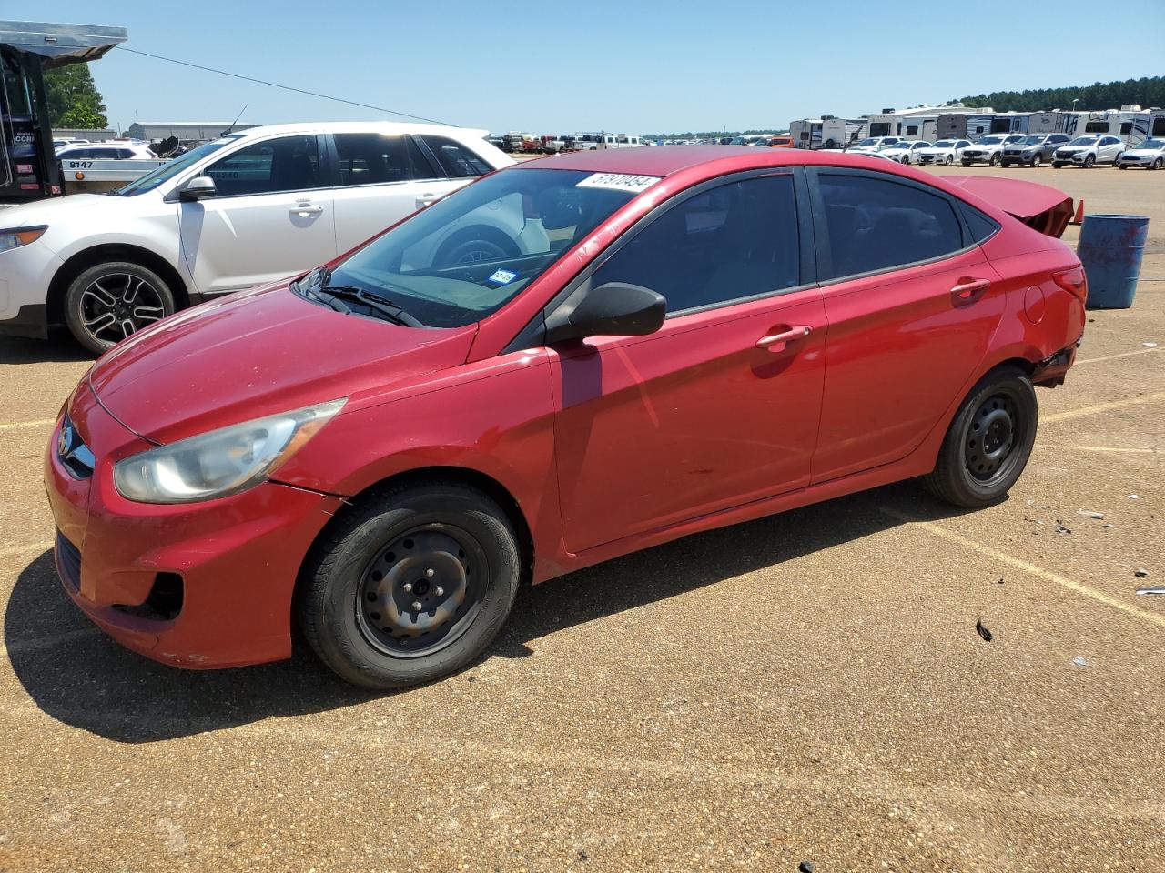 KMHCT4AE7DU464242 2013 Hyundai Accent Gls