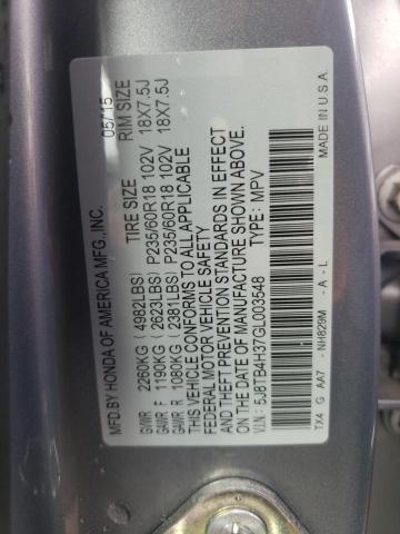 5J8TB4H37GL003548 2016 Acura Rdx