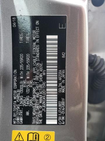 2018 Lexus Rx 350 L VIN: JTJDZKCA9J2011590 Lot: 57380884