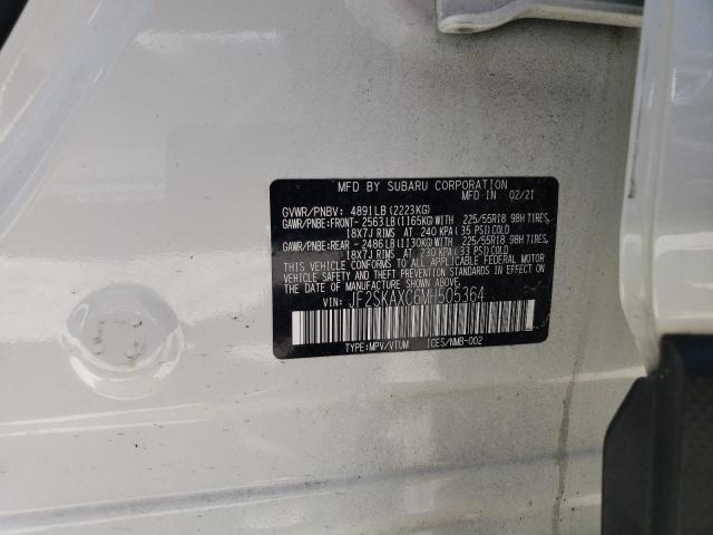2021 SUBARU FORESTER T - JF2SKAXC6MH505364
